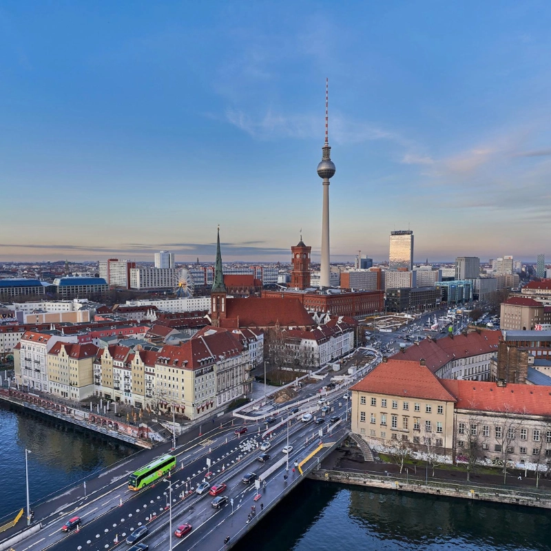 City skyline, Berlin, Germany