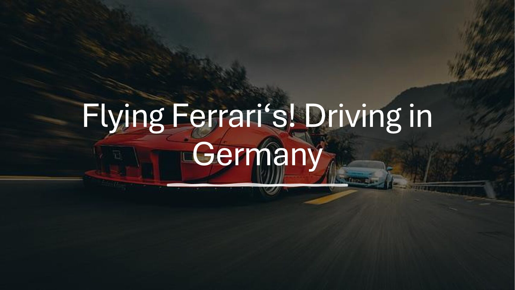 Driving In Germany